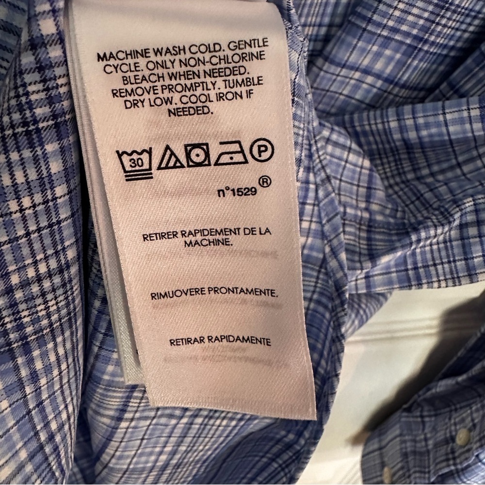 NWT Ralph Lauren XXL Performance Check Preppy Button Down Dress Shirt Stretch - Picture 12 of 14